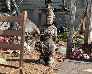 Aged figure