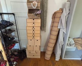Bolts of fabric