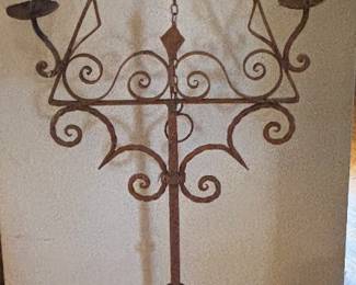 Wrought Iron candleabra
