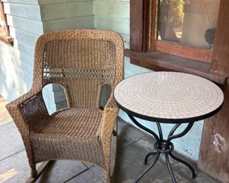 Rocker & table