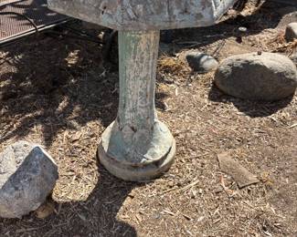 Arts & craft era bird bath