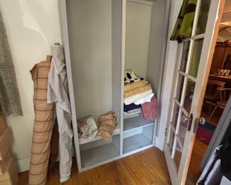 Shelving & fabric 
