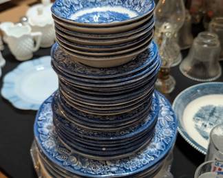 Liberty Blue, England dishes