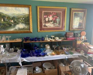 Cobalt Glass Milk Glass Crystal 