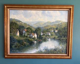 Fiora Cozzi Oil Painting 47” x 37”