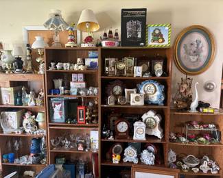 Clocks Lamps Candle Holders Flower Dishes 
