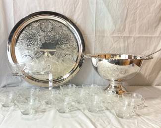 Silverplate And Glass