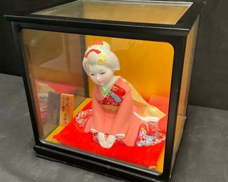 Vintage Japanese Clay Doll geisha