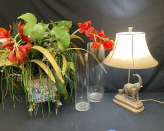 Elephants And Flowers