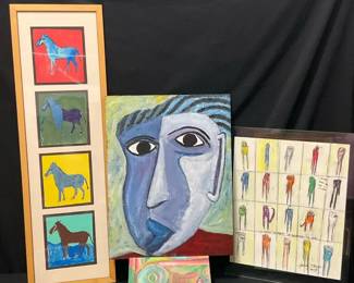 Artisan Painted Wall Hangings