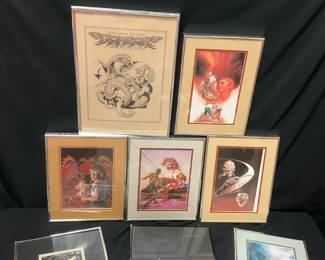 Framed Fantasy Art  Graphics