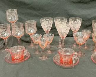 Pink Depression Glass