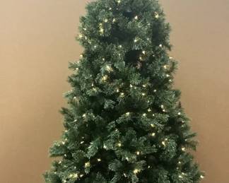 8 Ft. PreLit Faux Woodland Fir Tree