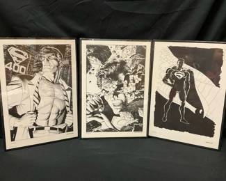 Vintage Superman Lithographs