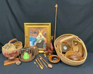 Wicker And Wood Collection