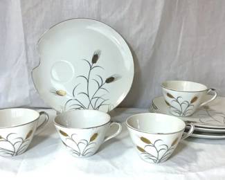 L  M Gold And Silver Wheat Set