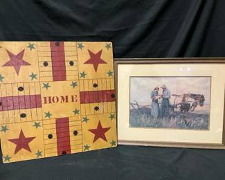 Americana Parcheesi  W.H.D. Koerner