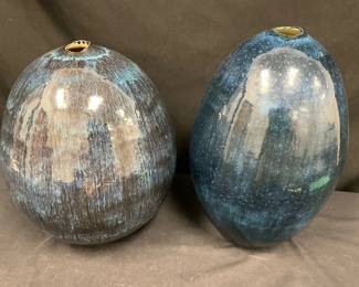 Blue Pottery Vases
