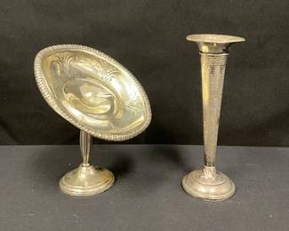 Sterling Vase  Friend