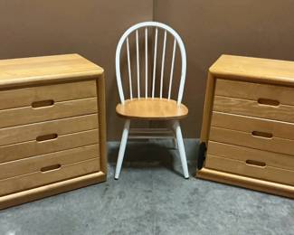 MidCentury Modern Dressers  Chair