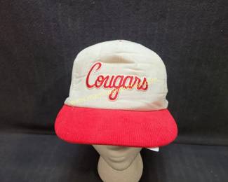 Vintage Cougars corduroy hat