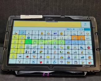 PRC Saltillo Accent 1400 speech generator with eye tracker