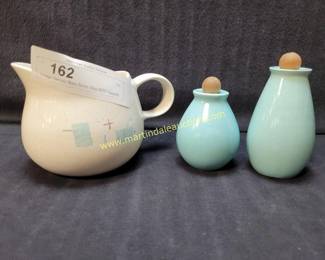 Vintage Vernon's Ware Atomic Blue Heavenly Days MCM