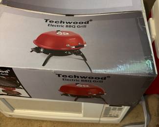 Electric bbq grill