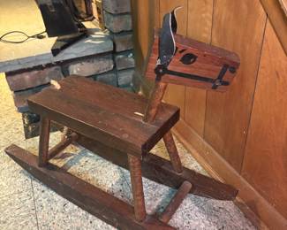 Wood horse