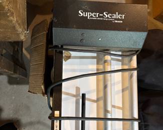 Industrial shrink wrap system w/rolls