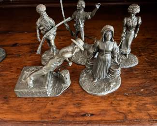 Pewter figurines
