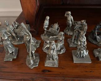 Pewter figurines