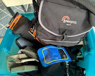 Camera bag and pouches