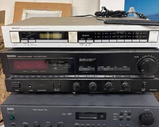 Denon audio tuner, Denon receiver and NAD receiver