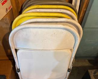 metal chairs