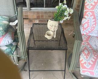 Outdoor seating and tables