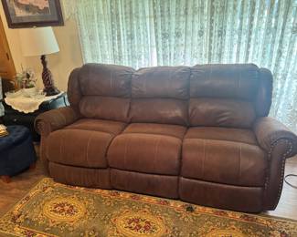 Microfiber Reclining Sofa