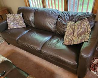 Leather Couch 