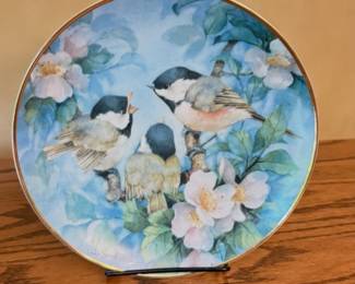 Decorative Plate 'Treetop Harmony' Carloyn Shores Wright Franklin Mint 1993