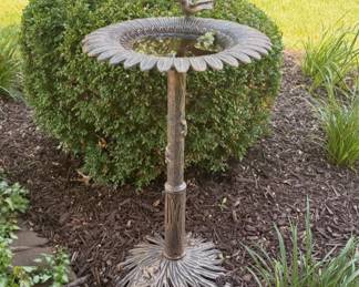 Oakland Living Sunflower Bird Bath