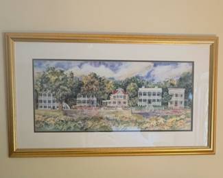 Framed Print- Low Country Bed and Breakfast" by artist Barbara Shipman.
