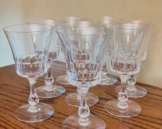 Fostoria Georgian Water Goblets- 9