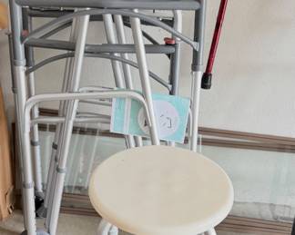 Walkers and Shower Stool
