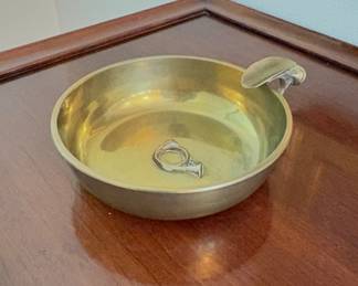 Vintage Mottahedeh brass ashtray