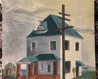 Art#030 ($75) Mitch Howell Coon/ Oil Original