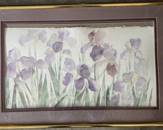 Art#243 ($150) Lisa Howell-Baxter "Iris"/ Watercolor Original