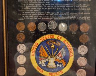 Here is a variety of coins.