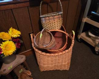 Assortment of well-constructed baskets
