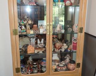4 DOOR CURIO CABINET