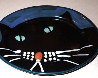 Stephen Kilborn Pottery Black Cat